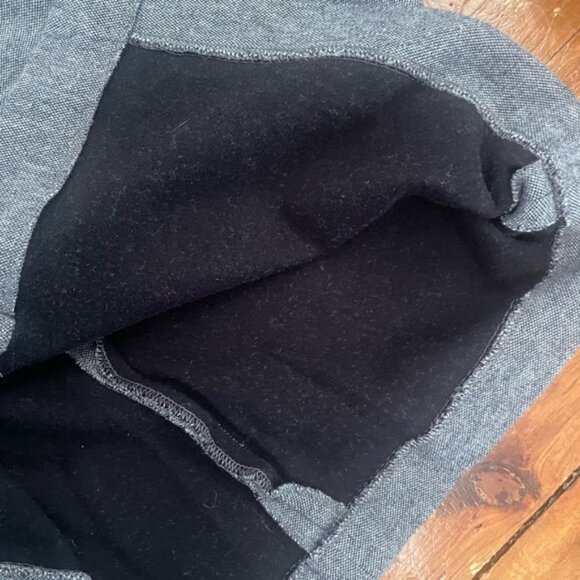 Loft Curvy Grey Straight Knee Length Pencil Skirt - Picture 6 of 11